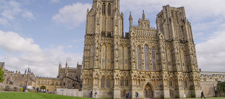 Front of Wells Cathedral