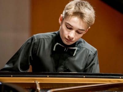 Nikita, first place winner in the piano section of the London International Music Competition