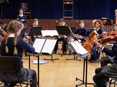 Wells String Quartet Visit to Dragon School, Oxford