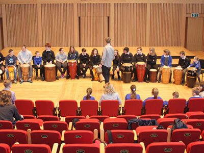 Percussion Workshop in Cedars Hall
