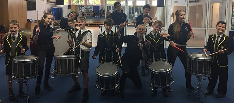 Ferio Percussion Tour to Jersey