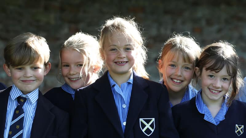Pupils at our Preparatory School in Wells Somerset