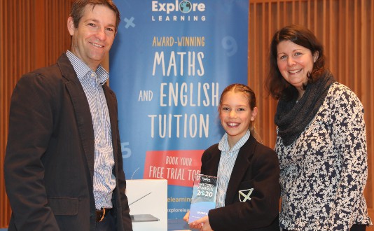 Explore Learning Writers' Award Winner attends Our Independent Primary School