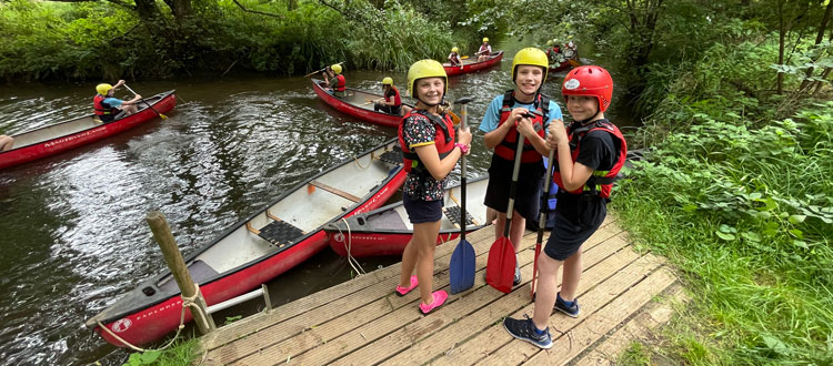 Year 7 trip to Mill on Brue Outdoor Activity Centre