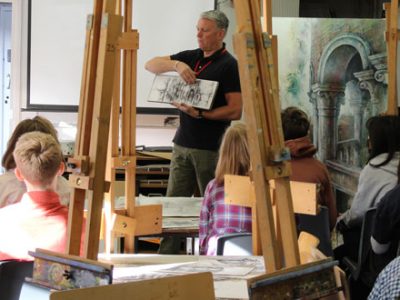 Ian Murphy, Art Workshop hosted at our independent school in Somerset
