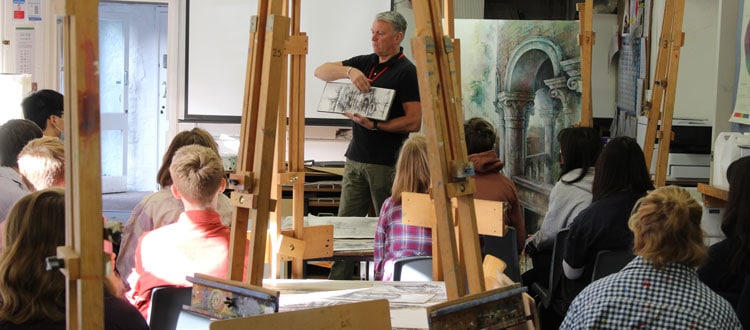 Ian Murphy, Art Workshop hosted at our independent school in Somerset