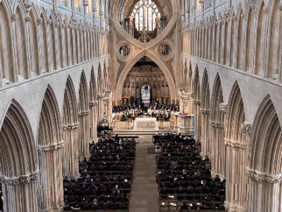 WCS Independent School Somerset Accession Day Cathedral Thanksgiving Platinum Jubilee Service