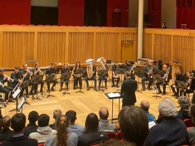 Wells Specialist Music School and Royal College of Music (RCM) performing together