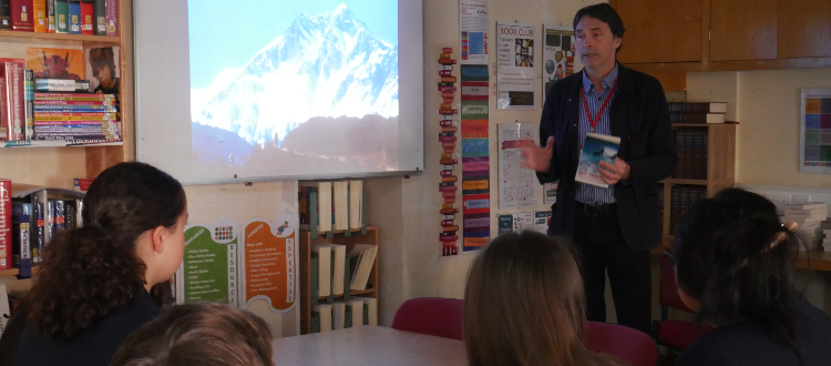 Matt Dickinson Author Visit WCS Independent School Somerset