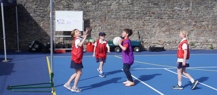 Year 3 Netball WCS Wells Cathedral School Independent Somerset