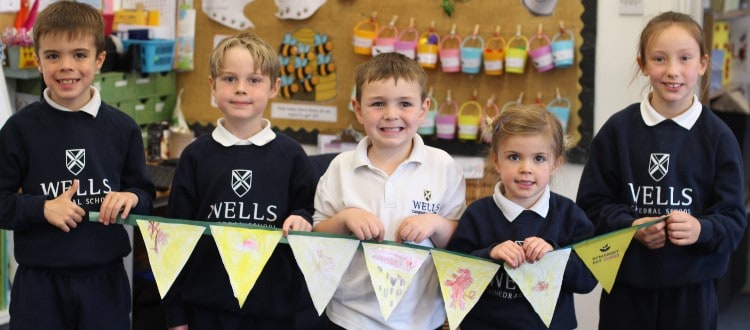Somerset Day Wells Cathedral Independent School Somerset WCS Pre-Prep Bunting