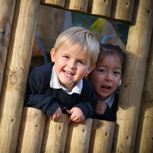 kids playing at our Independent Pre-Prep in Wells Somerset