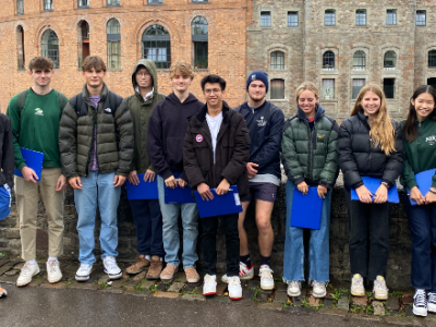 Upper Sixth Geography Trip To Bristol WCS Wells Cathedral Independent School Somerset