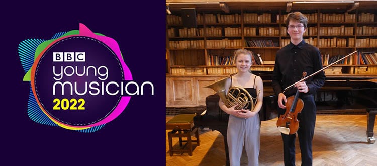 BBC Young Musician Category Finals Strings Brass Violin French Horn 2022 WCS Wells Cathedral Independent School Somerset England