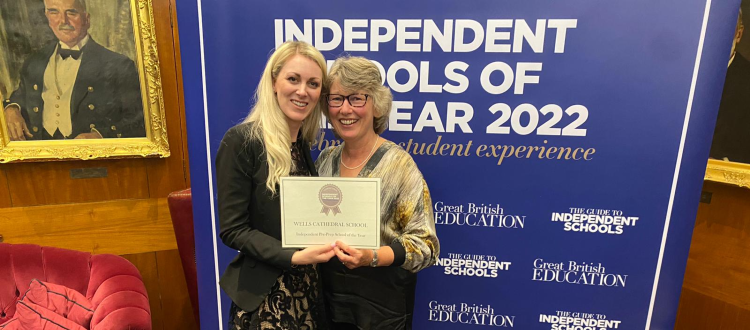 Wells Cathedral Pre-Prep is Highly Commended at ISOTY Awards 2022 WCS Independent School Somerset England
