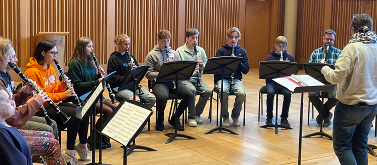 Clarinet Day WCS Wells Cathedral Independent School Somerset England