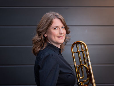 Helen Vollam, Visiting Trombone Consultant at our Specialist Music School