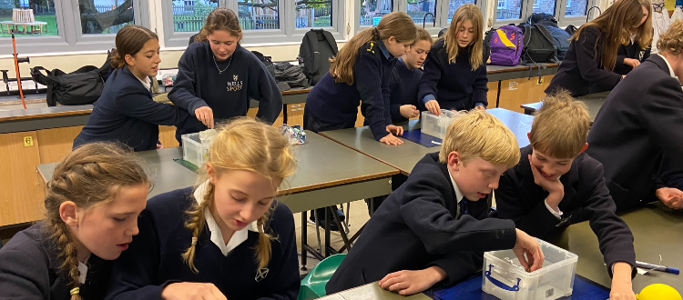 STEM Buoyancy Workshop WCS Wells Cathedral Independent School Somerset England