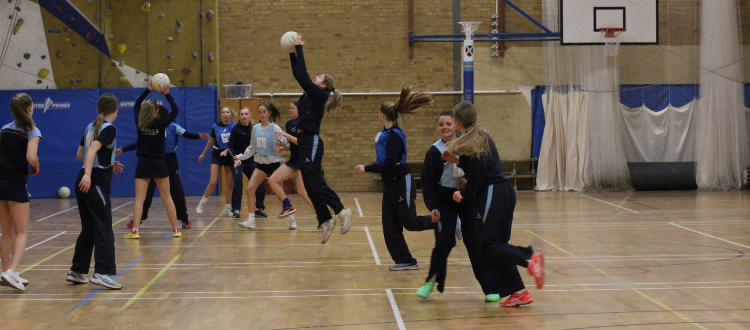 Netball with Eboni Usoro-Brown WCS Wells Cathedral Independent School Somerset England WCS