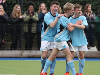 Boys' 1st XI Hockey Win WCS Wells Cathedral Independent School Somerset England