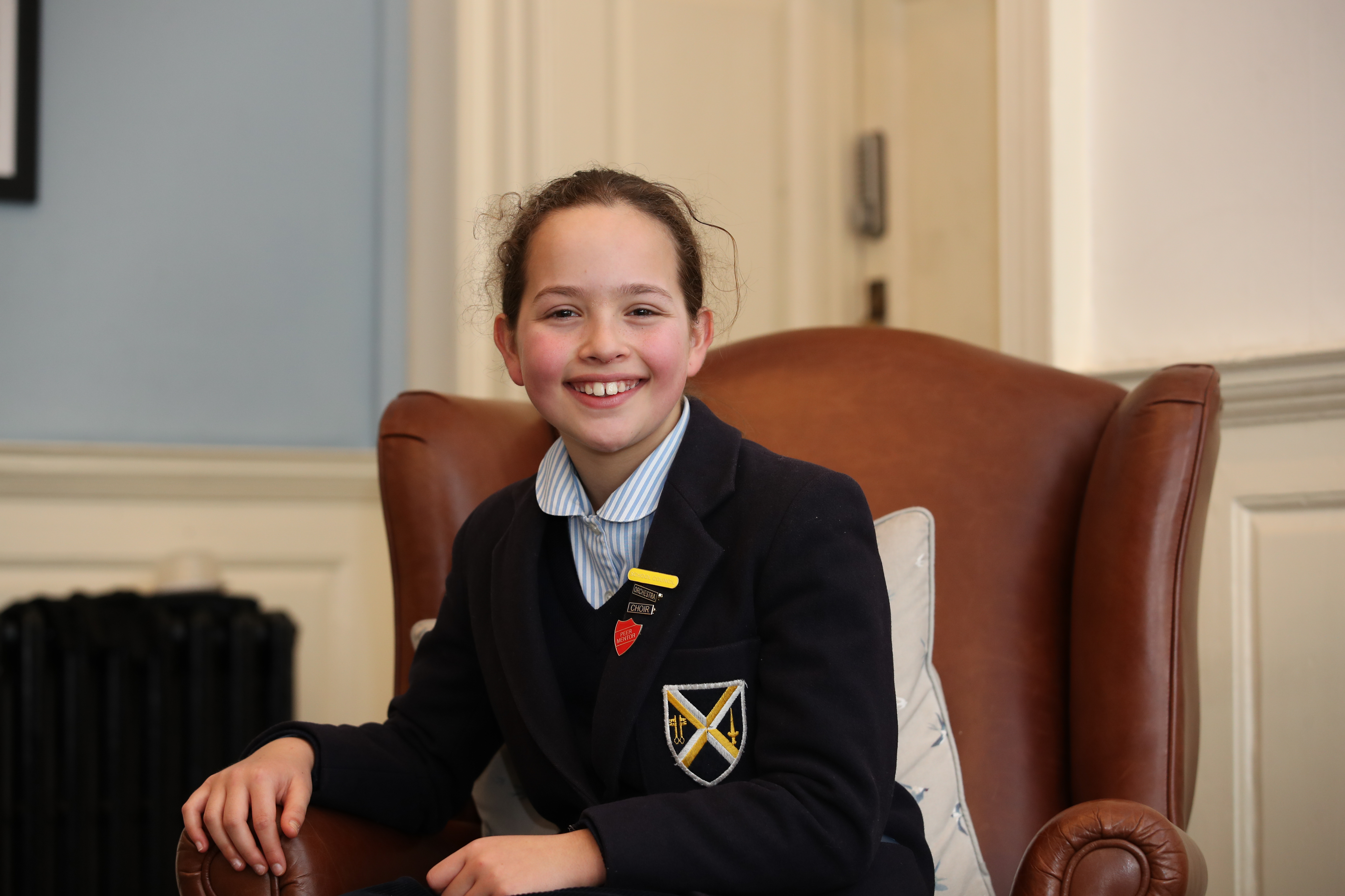 Clemmie a pupil at Wells Cathedral School WCS an Independent Prep in Somerset England