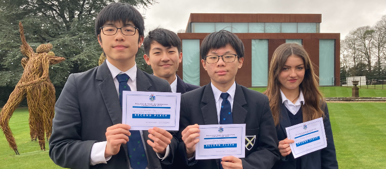 Team Maths challenge at Millfield Wells Cathedral School WCS an Independent Prep in Somerset England