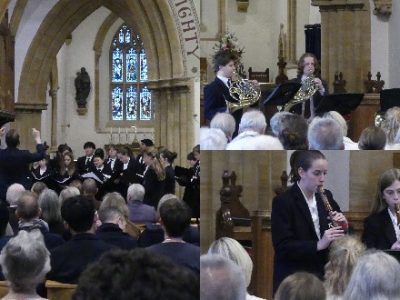 Concert of choral works WCS Wells Cathedral School Independent Prep Somerset England