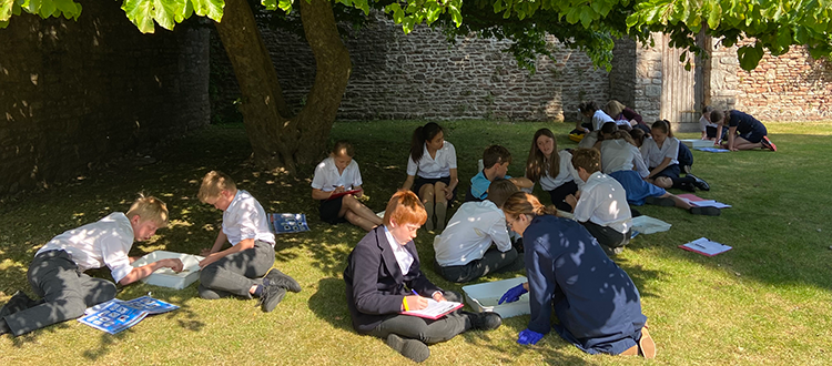 Exciting discoveries in Year 7's species interdependence topic WCS Wells Cathedral School Independent Prep Somerset England