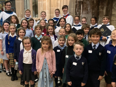 Experiencing Chorister life: Wells Cathedral welcomes aspiring Choristers for ‘an afternoon in the life’ WCS Independent Prep School Somerset England