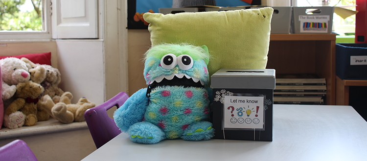 Let me know feelings box in every classroom