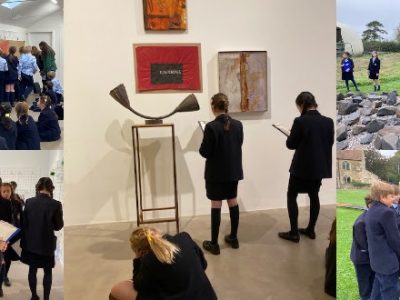 Year 6 visit Hauser & Wirth WCS Wells Cathedral School Independent Prep Somerset England
