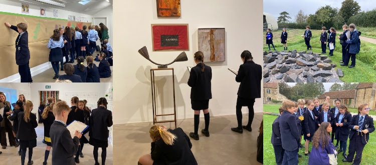 Year 6 visit Hauser & Wirth WCS Wells Cathedral School Independent Prep Somerset England