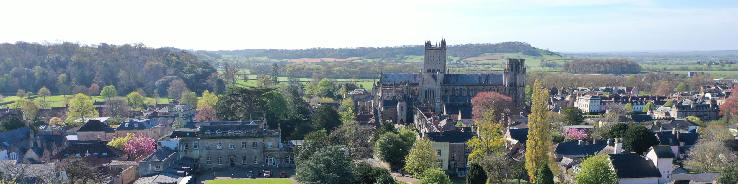 Wells Cathedral School and surrounding area