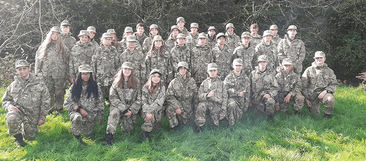 CCF Outdoor Education exercise at Yoxter WCS Wells Cathedral School Independent Prep Somerset England