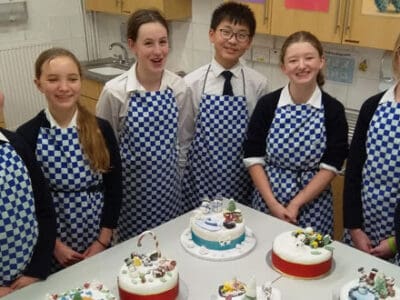 Christmas Cake Club Wells Cathedral School WCS Independent Prep Somerset England