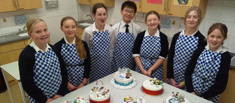 Christmas Cake Club Wells Cathedral School WCS Independent Prep Somerset England