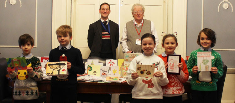 Christmas Cards for Care Homes WCS Wells Cathedral School Independent Prep Somerset England