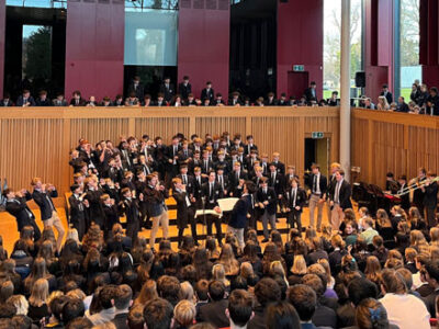 House Singing Competition Wells Cathedral School WCS Independent Prep Somerset England