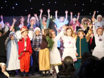 The Inn-spectors Pre-Prep Christmas production WCS Wells Cathedral School Independent Prep Somerset England