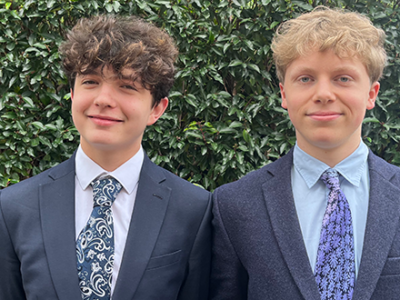 Charlie and Alex will travel to Italy for 2024 Berklee at Umbria Jazz Clinics WCS Wells Cathedral School Independent Prep Somerset England