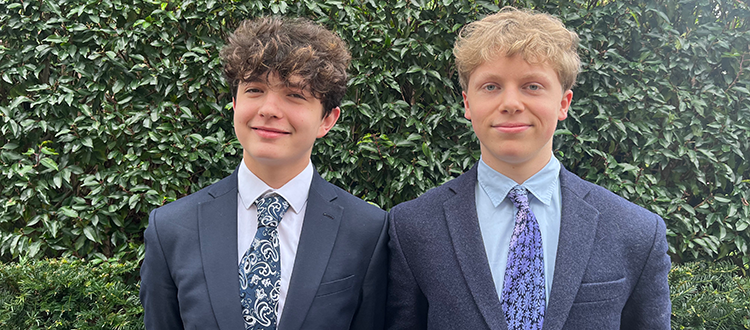 Charlie and Alex will travel to Italy for 2024 Berklee at Umbria Jazz Clinics WCS Wells Cathedral School Independent Prep Somerset England