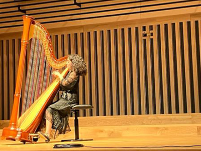 Defne wins Salvi Harp Competition WCS Wells Cathedral School Independent Prep Somerset England