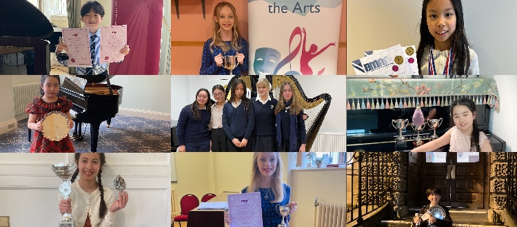 Musicians celebrate outstanding Music and Arts Festival results WCS Wells Cathedral School Independent Prep Somerset England