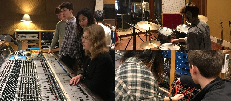 Rockfield Studios Music Technology trip WCS Wells Cathedral School Independent Prep Somerset England