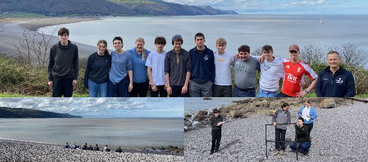 Upper Sixth field trip to Porlock Bay and Minehead WCS Wells Cathedral School Independent Prep Somerset England