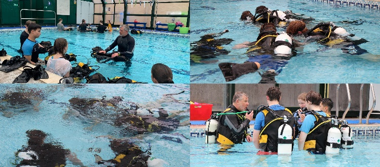 CCF Royal Navy Try-Dive Combined Cadet Force WCS Wells Cathedral School Independent Prep Somerset England