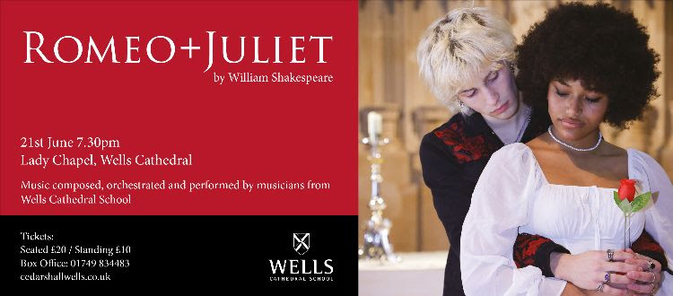 One night only: Romeo & Juliet in Wells Cathedral’s Lady Chapel WCS Cathedral School Independent Prep Somerset England