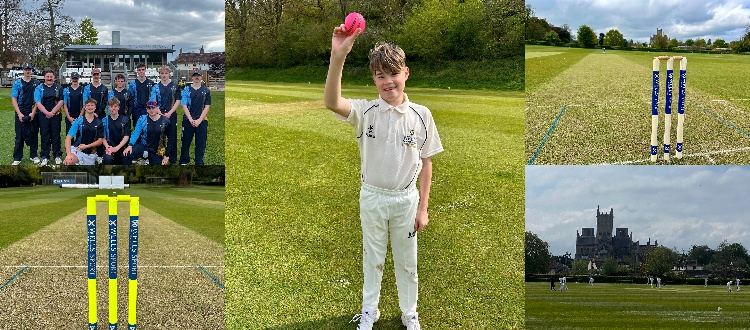 Cricket season gets underway WCS Wells Cathedral School Independent Prep Somerset England