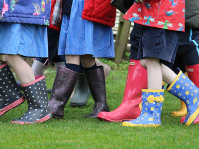 Sponsored welly walk WCS Wells Cathedral School Independent Prep Somerset England