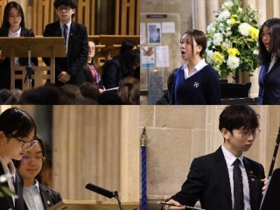 Chinese New Year celebration assembly WCS Wells Cathedral School Independent Prep Somerset England